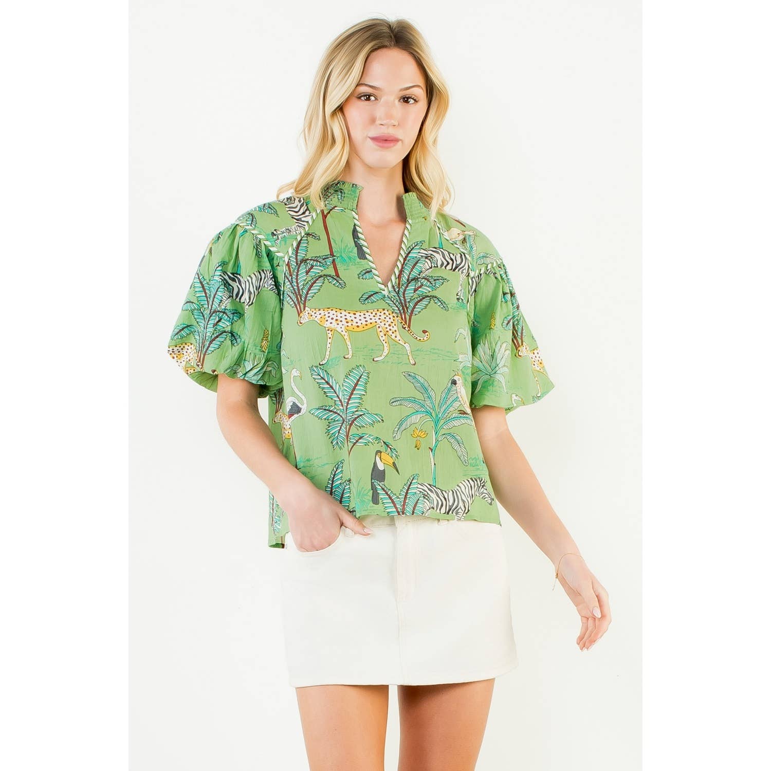 Coastal Safari Blouse