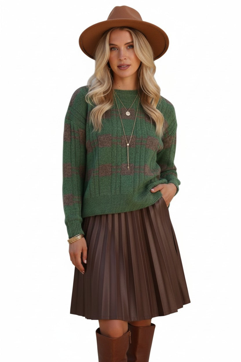 Farah Checkered Sweater