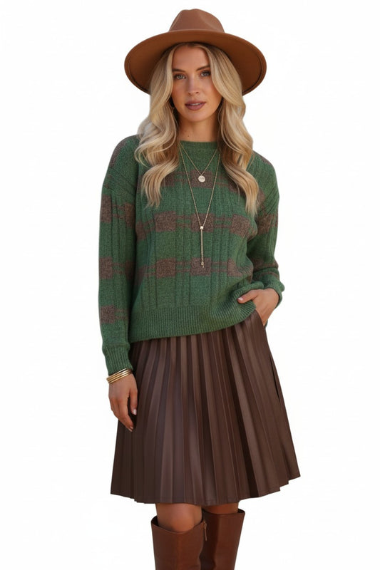 Farah Checkered Sweater